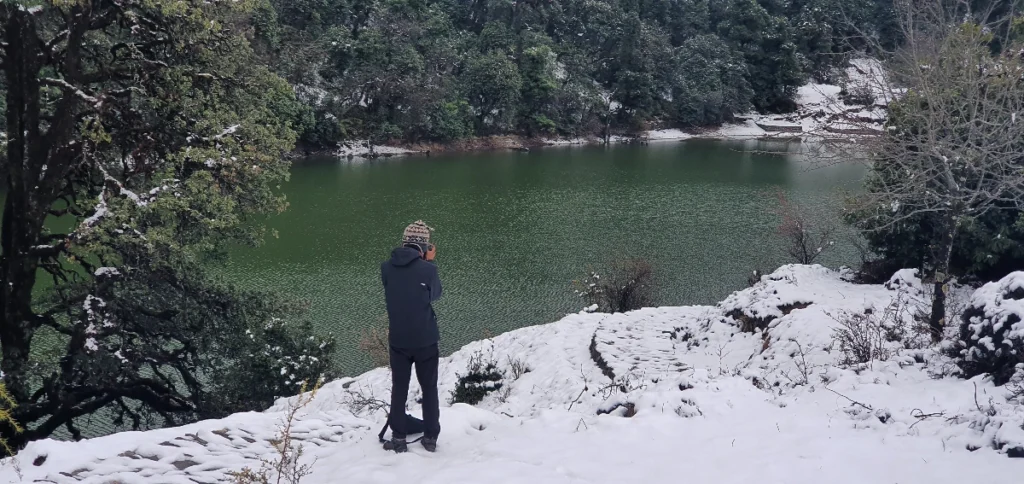 Lake View from Chopta Tungnath Chandrashila trek