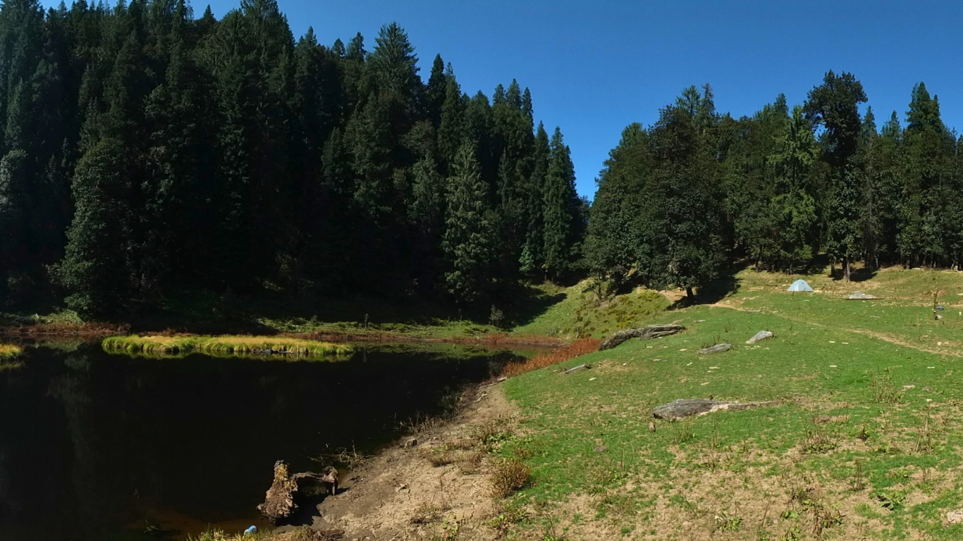 Landscape and Cloudy View from Phulara Ridge Trek