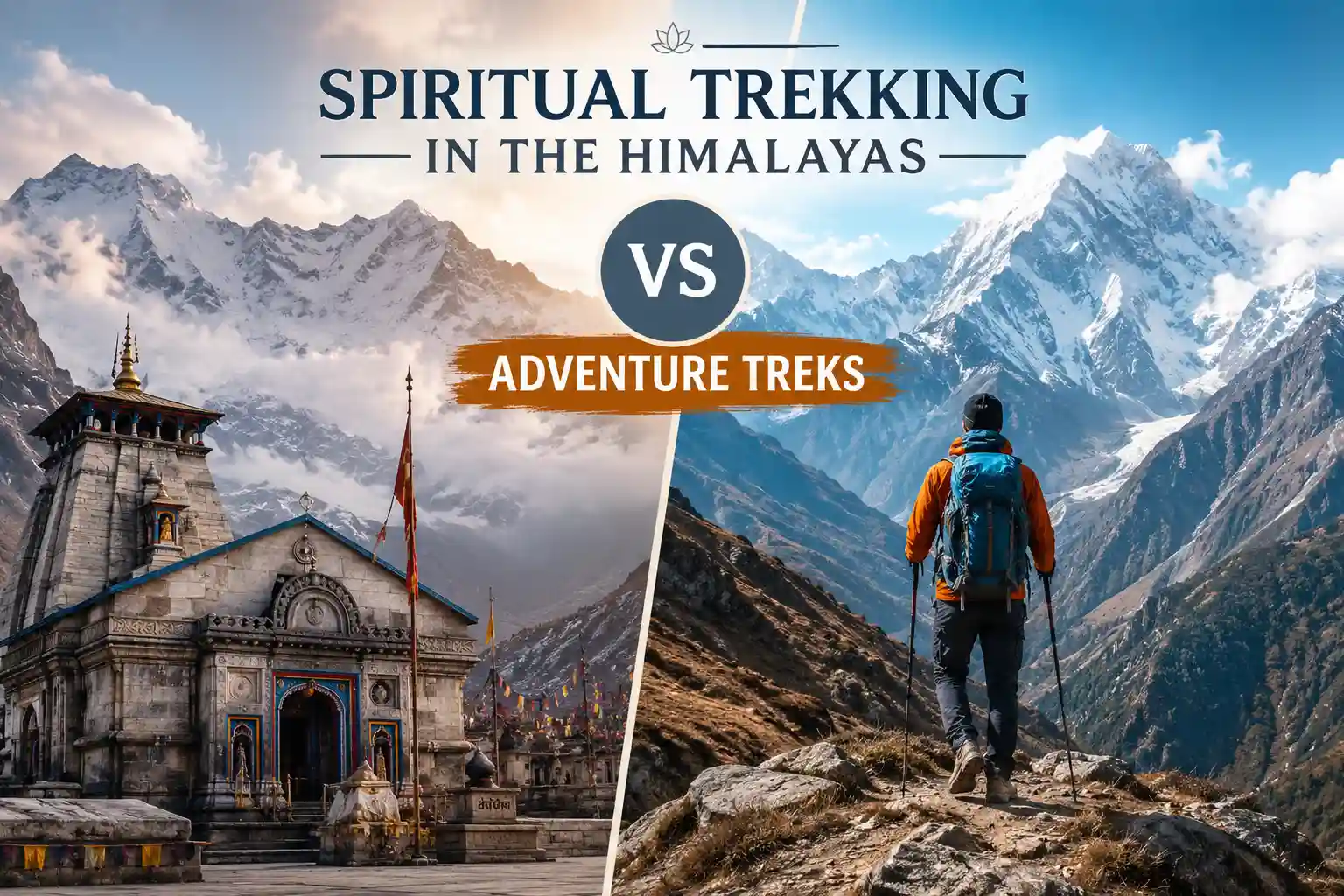 Spiritual Trekking in the Himalayas vs Adventure Treks