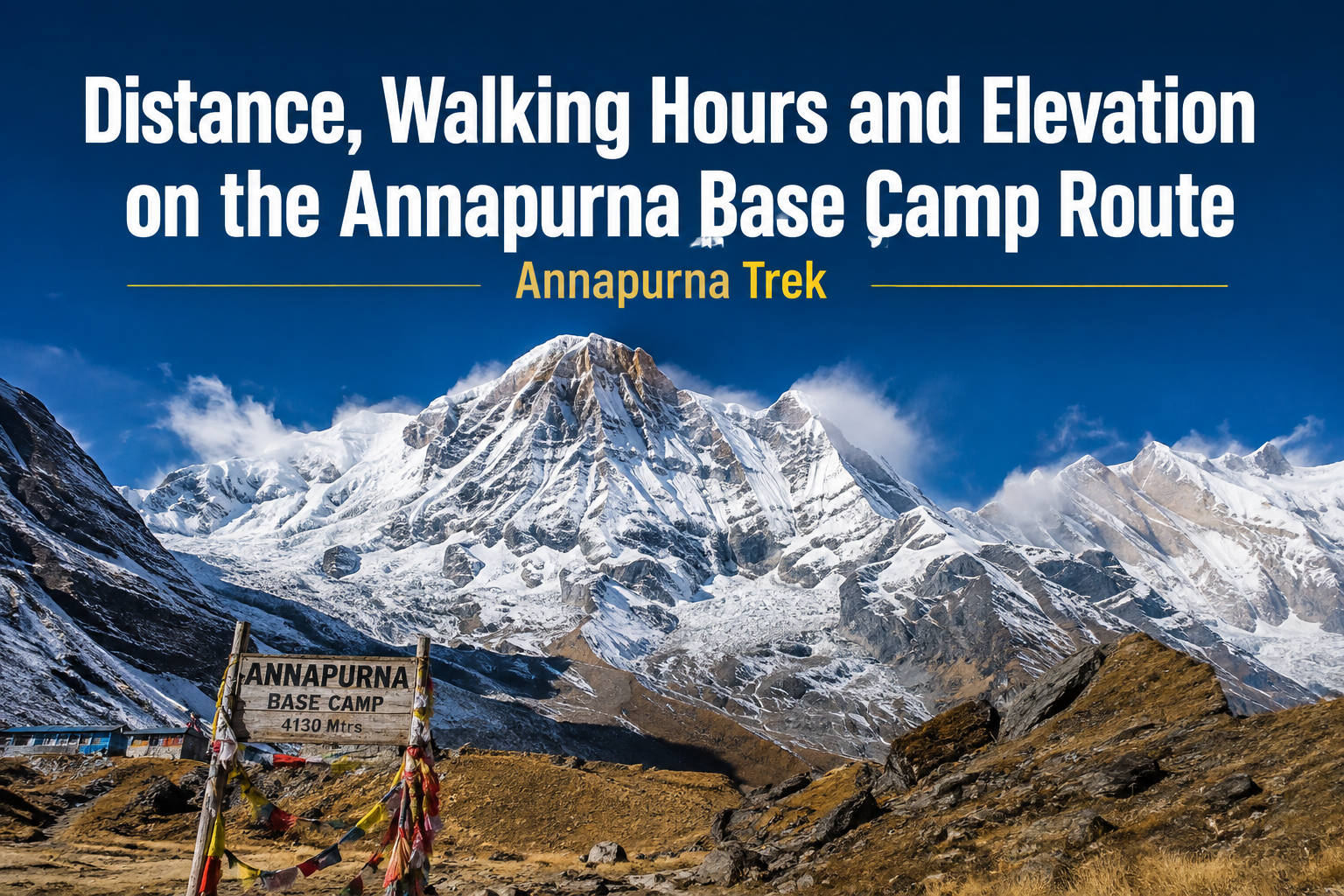 annapurna base camp route