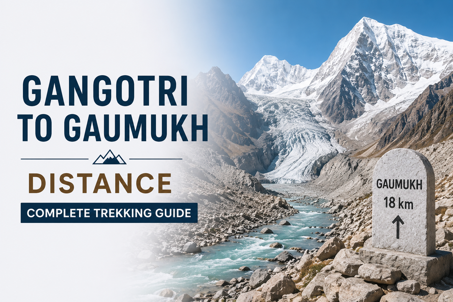Gangotri to Gaumukh Distance